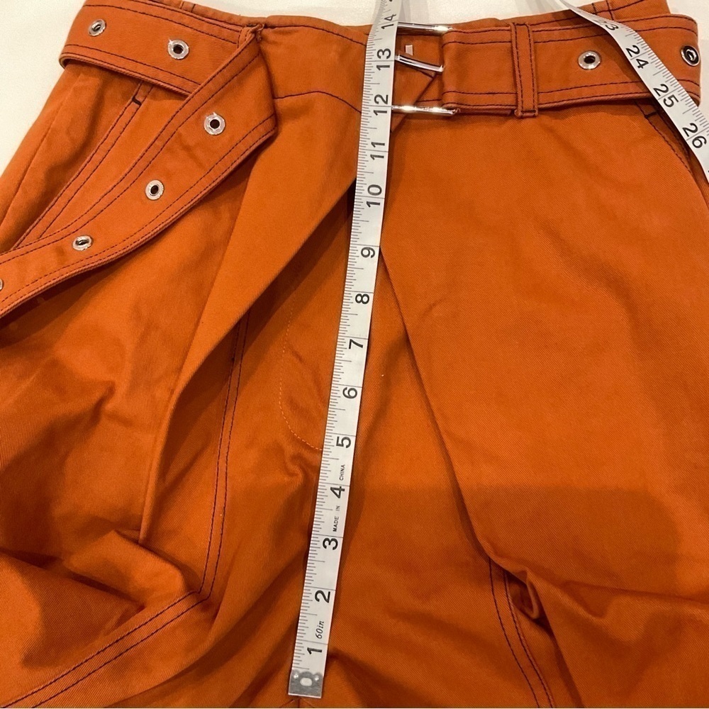 Proenza Schouler Belted Straight Pants in Cuffs Size 0 XSmall - Picture 12 of 16